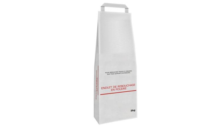 ENDUIT REBOUCHAGE POUDRE BLANC 5KG