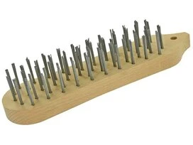 BROSSE VIOLON 5 RANGS ACIER PLAT
