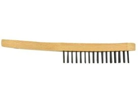 BROSSE MCHE 4RG ACIER ROND