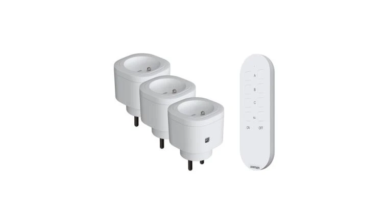 PRISE TELECOMMANDABLES INTERIEUR 3000W LEXMAN LOT DE 3