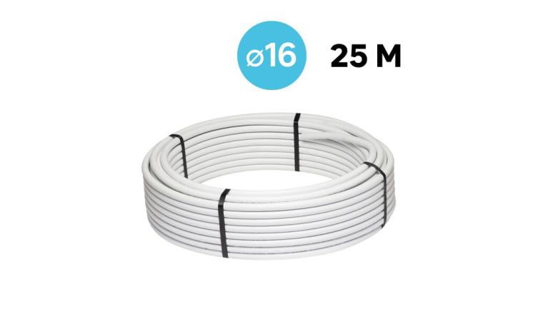 TUBE MULTICOUCHE COURONNE 25M - DIAMETRE 16