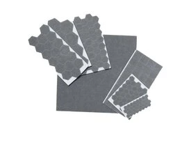 PATINS FEUTRE +CAOUTCHOUC ADHESIF BRUN 7T LOT DE 175