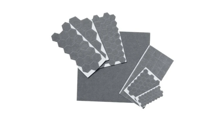 PATINS FEUTRE +CAOUTCHOUC ADHESIF BRUN 7T LOT DE 175