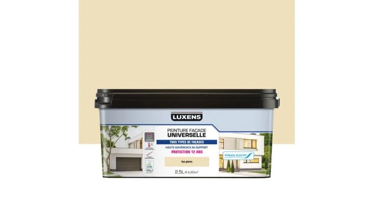 PEINTURE FACADE UNIVERSELLE 12 ANS LUXENS 2.5 L TON PIERRE