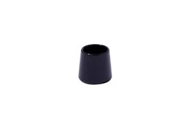 EMBOUTS ENVELOPPANT PLASTIQUE STANDERS NOIR 12MM LOT DE 8