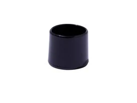 EMBOUTS ENVELOPPANT PLASTIQUE STANDERS NOIR 22MM LOT DE 4