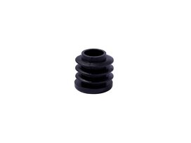 EMBOUTS PLASTIQUE STANDERS NOIR 18MM LOT DE 8