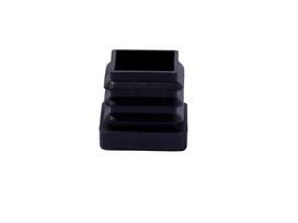 EMBOUTS PLASTIQUE STANDERS NOIR 25X25MM LOT DE 4
