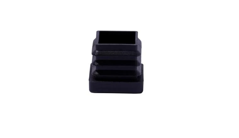 EMBOUTS PLASTIQUE STANDERS NOIR 25X25MM LOT DE 4