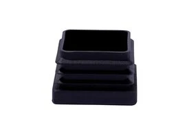 EMBOUTS PLASTIQUE STANDERS NOIR 40X40MM LOT DE 4