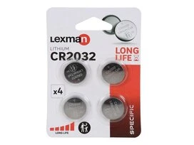 CR2032 x4 Piles bouton lithium 