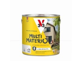 PEINTURE EXTERIEURE MULTIMATERIAUX BLANC SATIN V33 2L