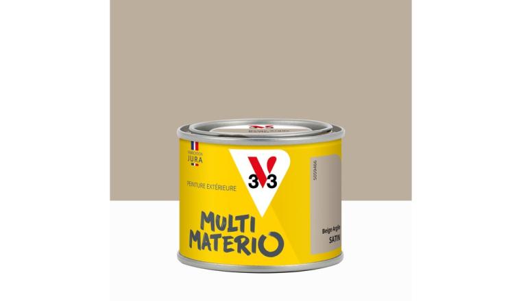 PEINTURE EXTERIEURE MULTIMATERIAUX BEIGE ARGILE SATIN V33 125ML