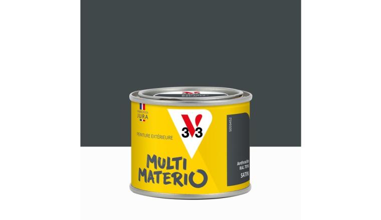 PEINTURE EXTERIEURE MULTIMATERIAUX ANTHRACITE SATIN V33 125ML