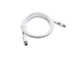 CORDON COAXIAL 9.5MM 2M MALE/FEMELLE+ADAPTATEUR MALE/MALE LEXMAN