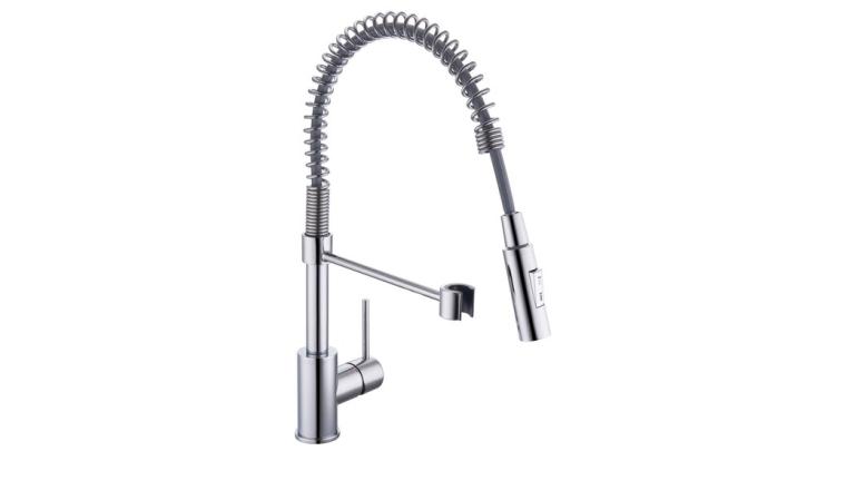 MITIGEUR DE CUISINE TOMAS AVEC DOUCHETTE 2 JETS CHROME DELINIA
