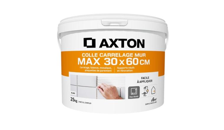 COLLE PATE MUR INTERIEUR AXTON MAX 30X60CM BLANC 25KG