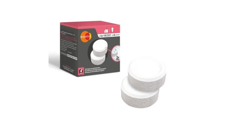 RECHARGE ABSORBEUR HUMIDITE EQUATION GALET 90G 6M2 NEUTRE LOT DE 2