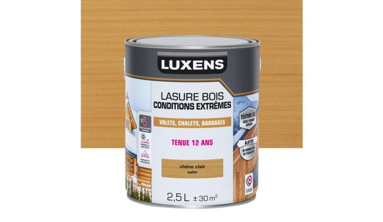 LASURE LUXENS CONDITIONS EXTREMES 12 ANS CHENE CLAIR BRILLANT 2.5L