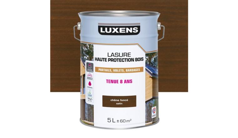 LASURE LUXENS 8 ANS CHENE FONCE SATINE 5L