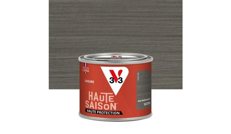 LASURE V33 HAUTE SAISON 8ANS GRIS ANTHRACITE 0.125L