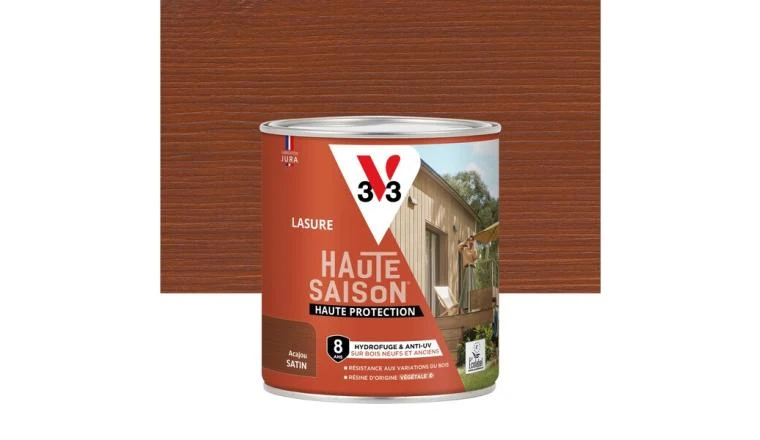 LASURE V33 HAUTE SAISON 8ANS ACAJOU 0.75L