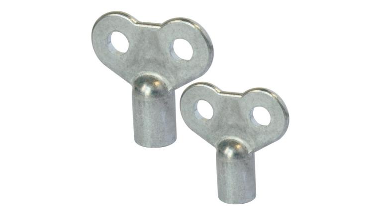 CLE POUR PURGEUR/VIDANGE CARRE 4/5MM LOT DE 2