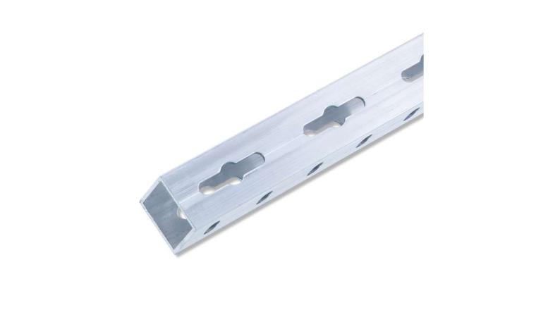 TUBE CARRE PERFO ALU 23.5 1M