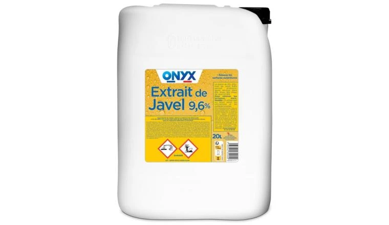 Eau de javel concentrée 9,6% de chlore actif - bidon de 20 litres