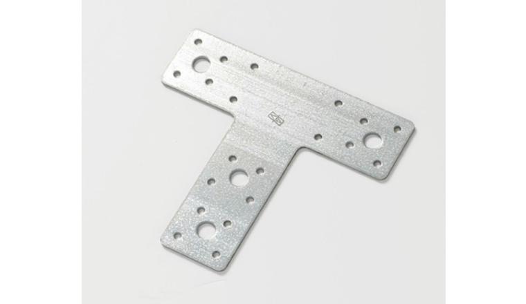 PLATINE EN T GALVA 160X98X45X2.5