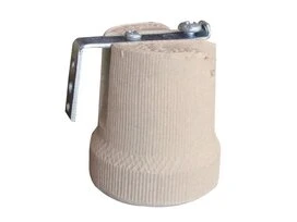 DOUILLE E27 PORCELAINE+SUPPORT