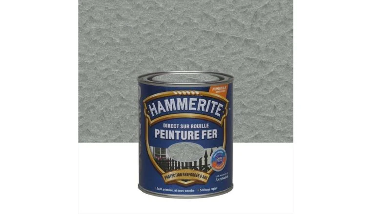 PEINTURE MARTELE GRIS ARGENT 75ML HAMMERITE