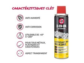 LUBRIFIANT 3 1T SILICONE 250ML