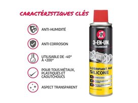 LUBRIFIANT 3 1T SILICONE 250ML