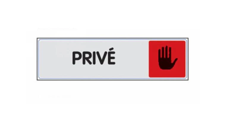 PLAQUE 170X40 PRIVE