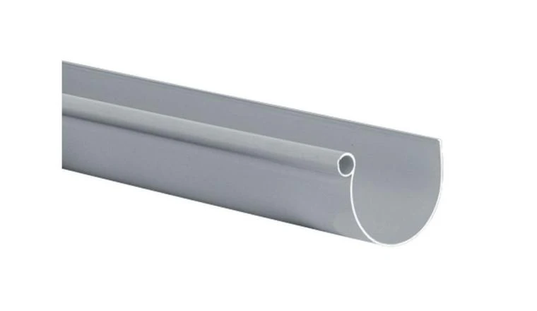 GOUTTIERE PVC D16 4M GRIS