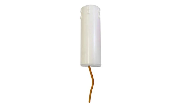 BOUGIE 6CM +SUPP 60W E14 BLC