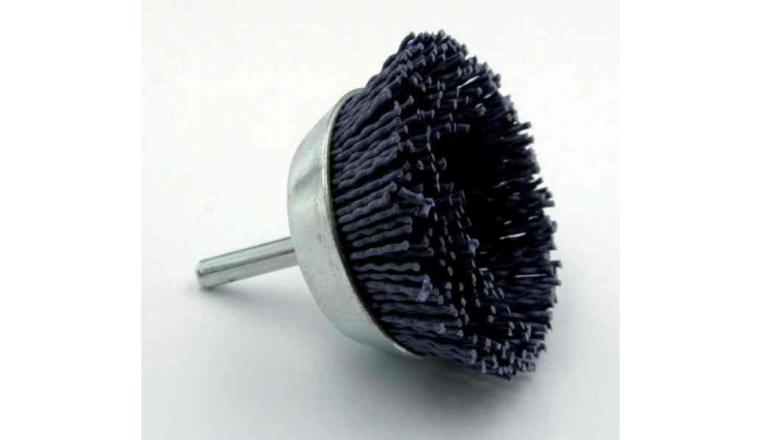 BROSSE FIL NYL COUPE 65 BLEU