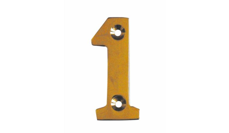 CHIFFRE 1 51MM LAITON