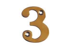 CHIFFRE 3 51MM LAITON