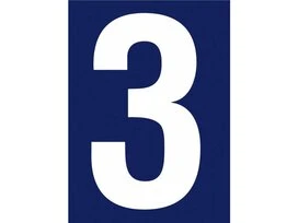 NUMERO RUE 3 ADHESIF