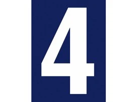 NUMERO RUE 4 ADHESIF