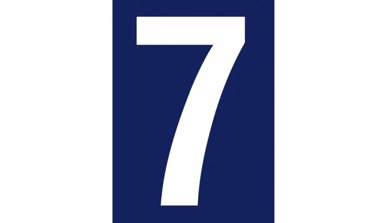 NUMERO RUE 7 ADHESIF