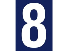 NUMERO RUE 8 ADHESIF