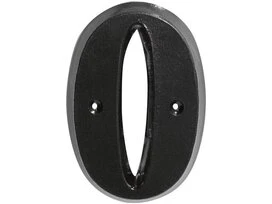 CHIFFRE 0 80MM ZAMAK NR