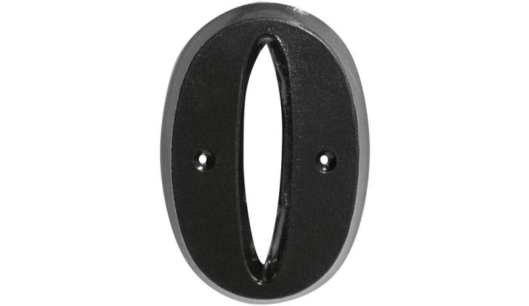CHIFFRE 0 80MM ZAMAK NR