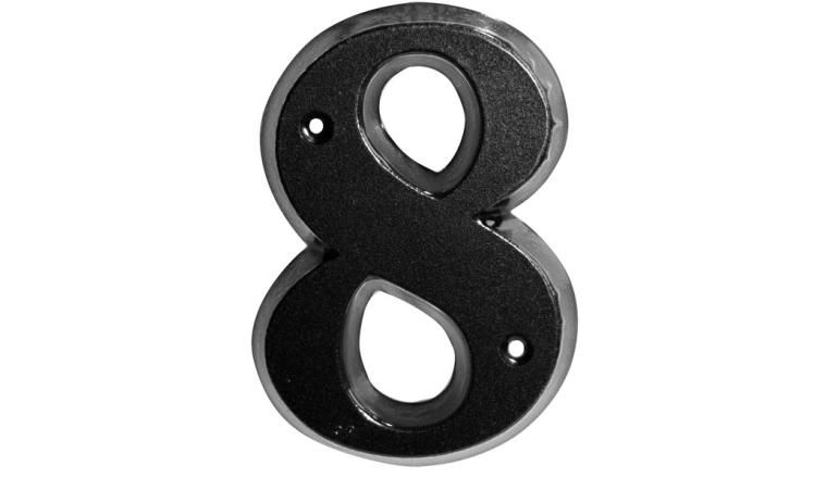 CHIFFRE 8 80MM ZAMAK NR