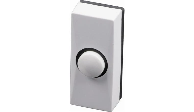 BOUTON POUSSOIR BLANC