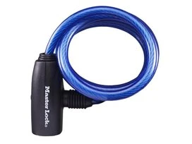 Câble anti vol à clé 1m80 Ø8mm différents coloris Master Lock 8127EURDPRO