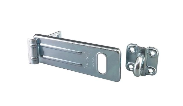 Porte cadenas 152mm acier trempé zingué Ø14mm Master Lock 706EURD